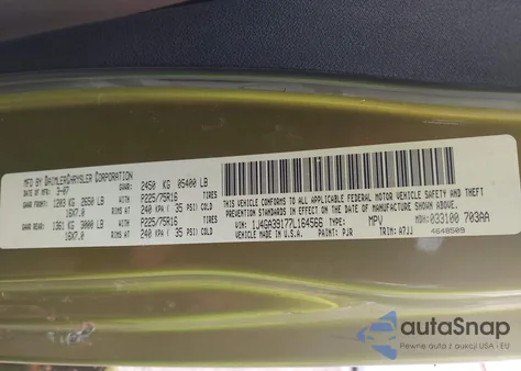 2007 Jeep Wrangler Unlimited X from USA, damaged, VIN 1J4GA39177L164566